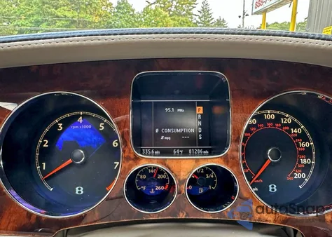 2008 Bentley Continental Flying Spur z USA, uszkodzony, nr VIN SCBBR93W98C055885